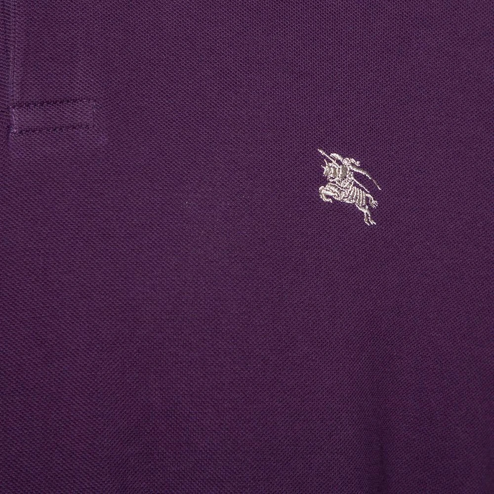 商品[二手商品] Burberry|Burberry Brit Purple Cotton Pique Polo T-Shirt XXL,价格¥809,第5张图片详细描述