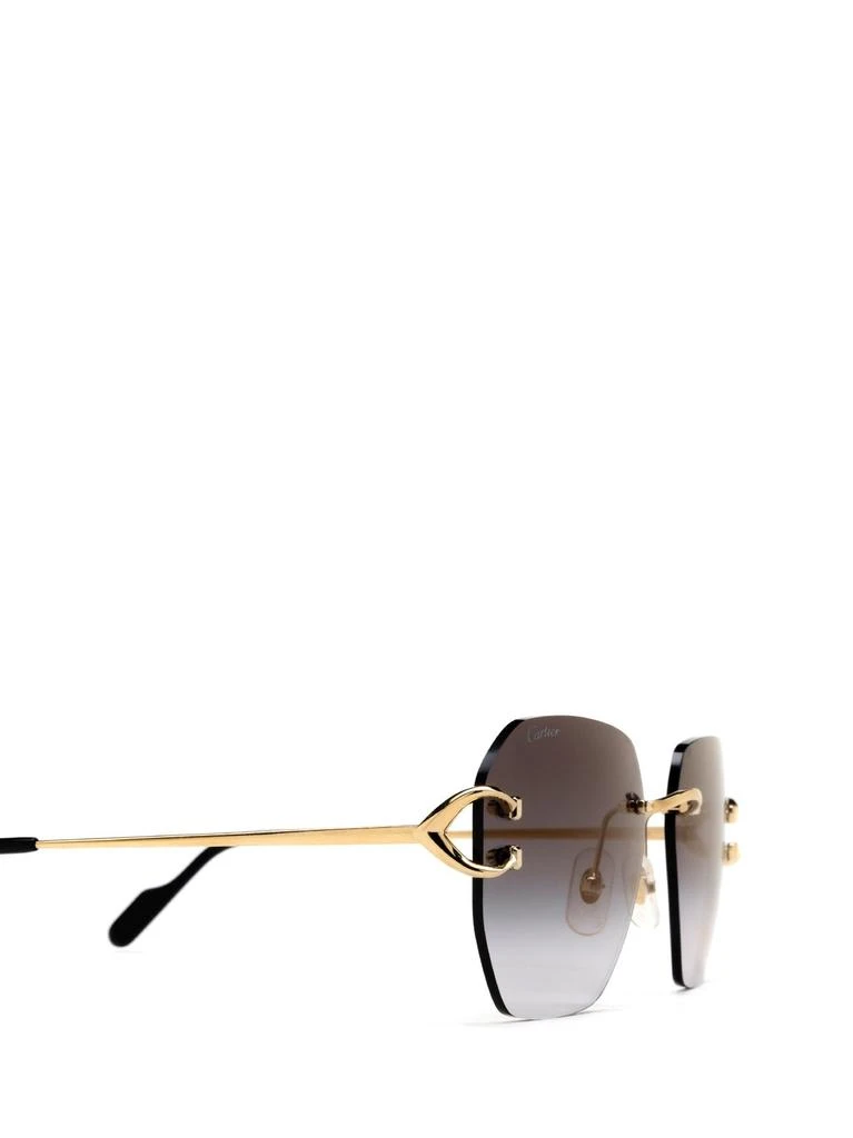 商品Cartier|Cartier Geometric Frame Sunglasses,价格¥6848,第3张图片详细描述