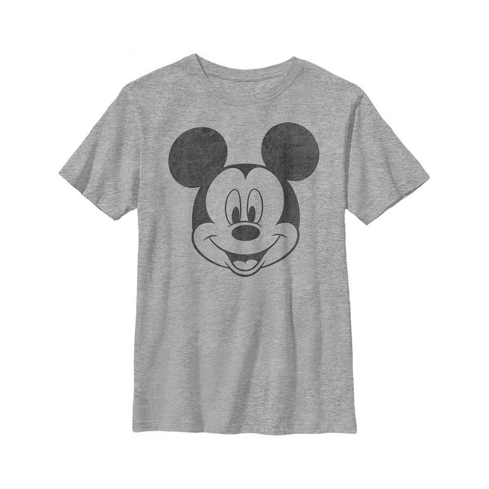 商品Disney|Boy's Mickey & Friends Smiling Mickey Mouse Distressed  Child T-Shirt,价格¥202,第1张图片