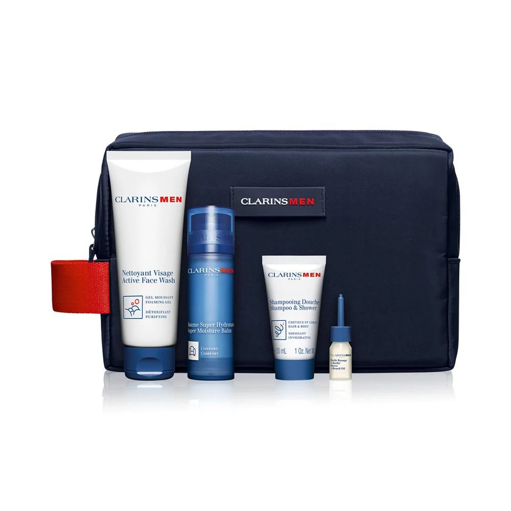 商品Clarins|5-Pc. ClarinsMen Hydration Essentials Skincare Set,价格¥452,第1张图片