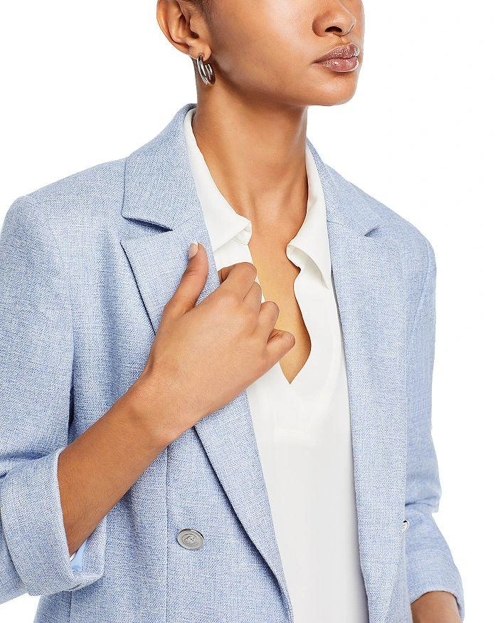 商品Tahari|Notch Collar Folder Cuff Blazer,价格¥819,第4张图片详细描述