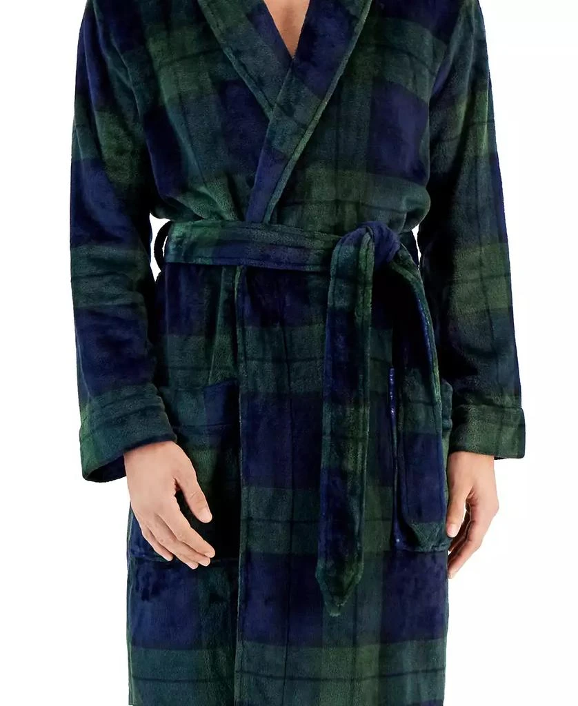 商品Club Room|Men's Plush Pajama Robe, Created for Macy's,价格¥102,第3张图片详细描述
