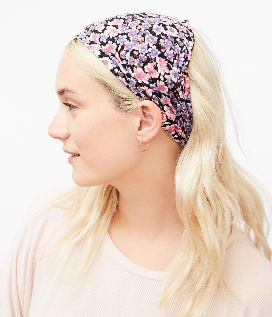 Aeropostale Women's Ditsy Floral Multi-Wear Headwrap商品第4张图片规格展示