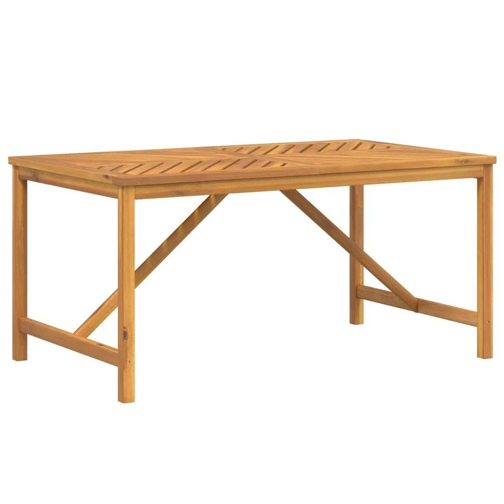 商品VidaXL|Patio Dining Table 59.1"x35.4"x29.1" Solid Wood Acacia,价格¥2921,第2张图片详细描述