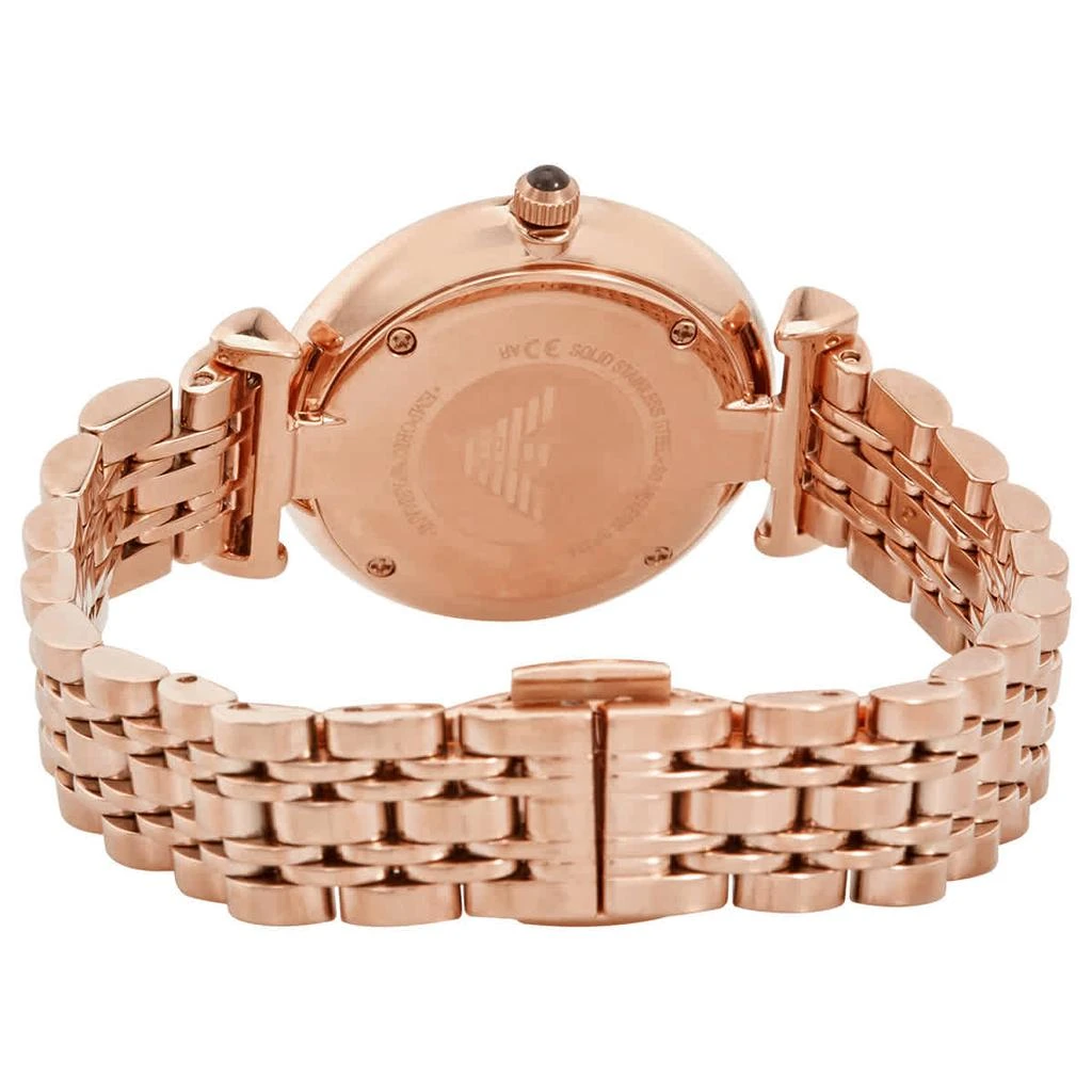 商品Emporio Armani|Gianni T-Bar Quartz Brown Dial Ladies Watches AR11402,价格¥1192,第3张图片详细描述