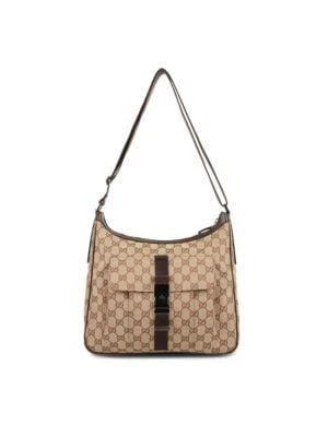 商品[二手商品] Gucci|GG Canvas Crossbody Bag,价格¥5663,第1张图片