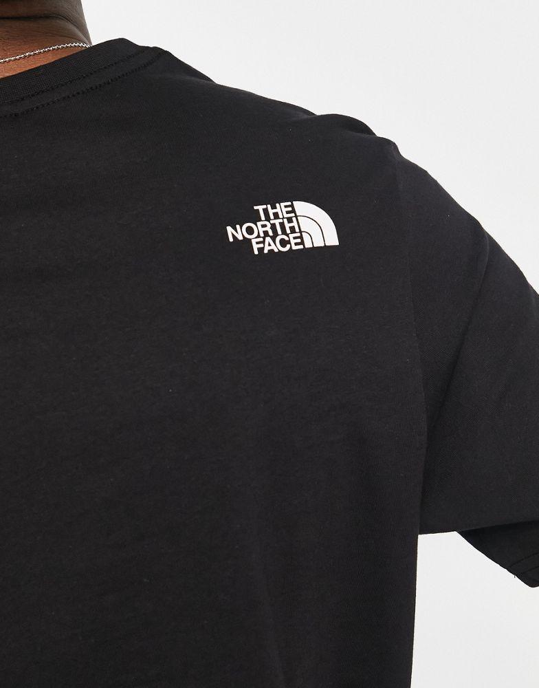 The North Face Mountain Line t-shirt in black商品第3张图片规格展示