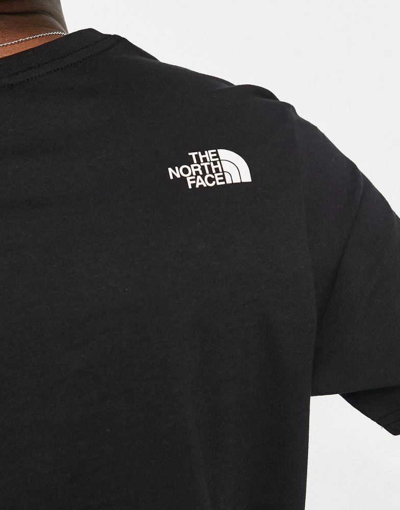 商品The North Face|The North Face Mountain Line t-shirt in black,价格¥241,第3张图片详细描述