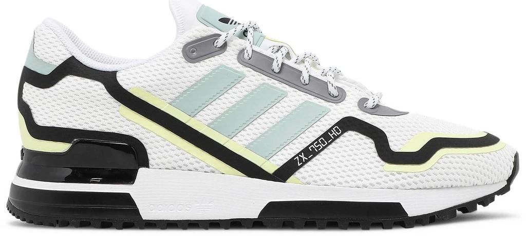 商品Adidas|adidas Originals ZX 750 HD Trainers - White/Green Tint,价格¥520,第1张图片