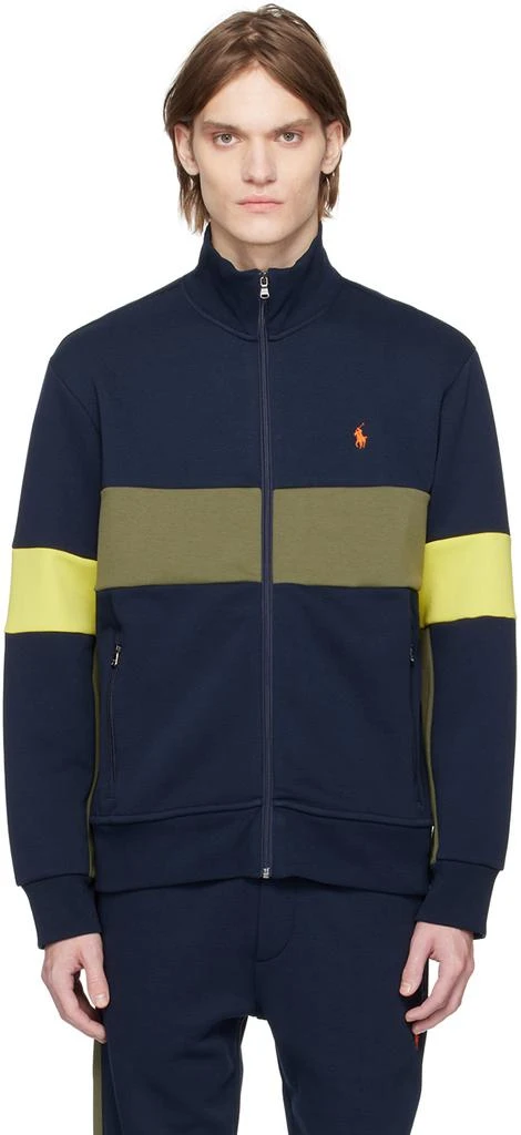 商品Ralph Lauren|Navy & Yellow Color Block Jacket,价格¥448,第1张图片