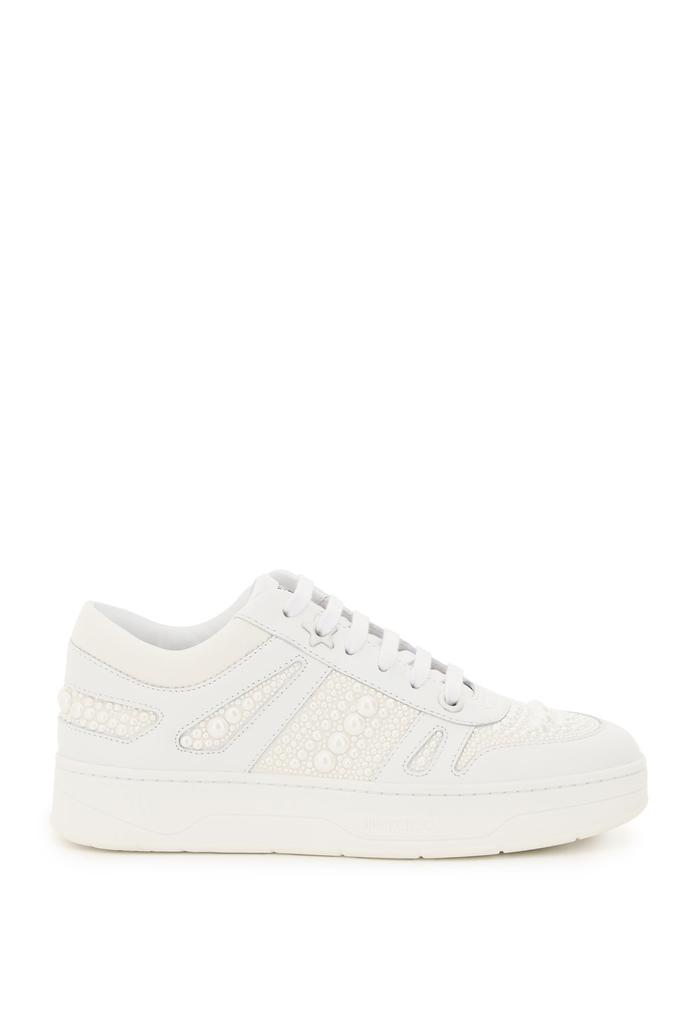 Jimmy choo hawaii sneakers with pearls商品第1张图片规格展示