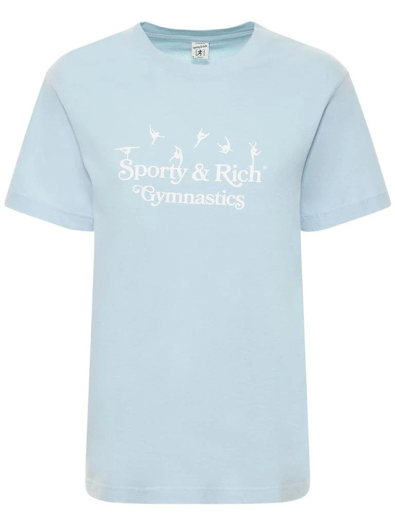 商品Sporty & Rich|Sr Gymnastics T-shirt,价格¥230,第1张图片