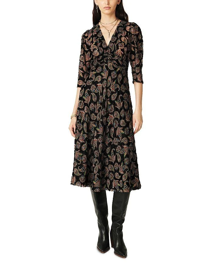 商品ba&sh|Remy Paisley Midi Dress,价格¥2200,第1张图片详细描述