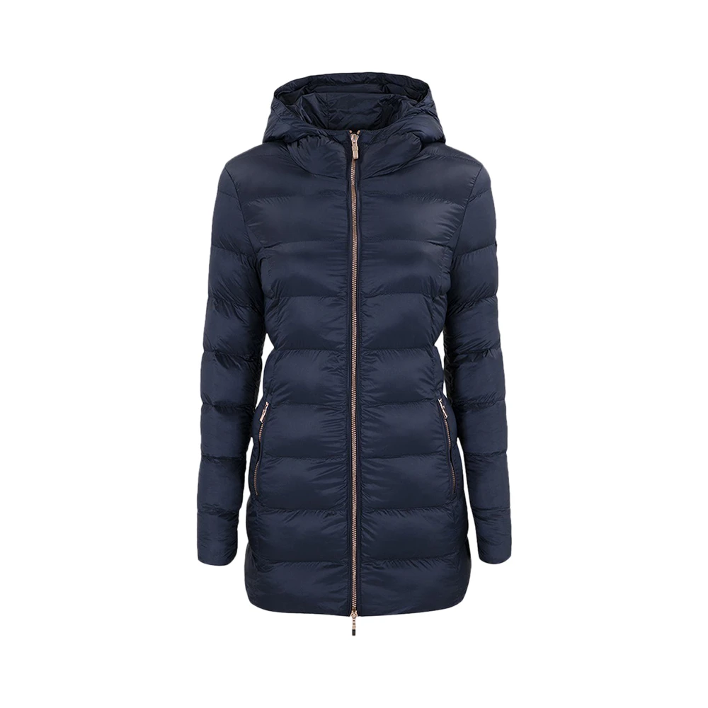 商品Emporio Armani|EMPORIO ARMANI 海军蓝色女士大衣 6ZTK01-TN01Z-1554,价格¥1283,第1张图片