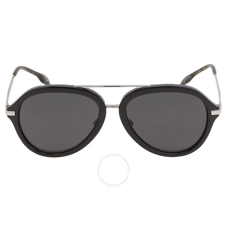 商品Burberry|Jude Dark Gray Pilot Men's Sunglasses BE4377 300187 58,价格¥894,第1张图片