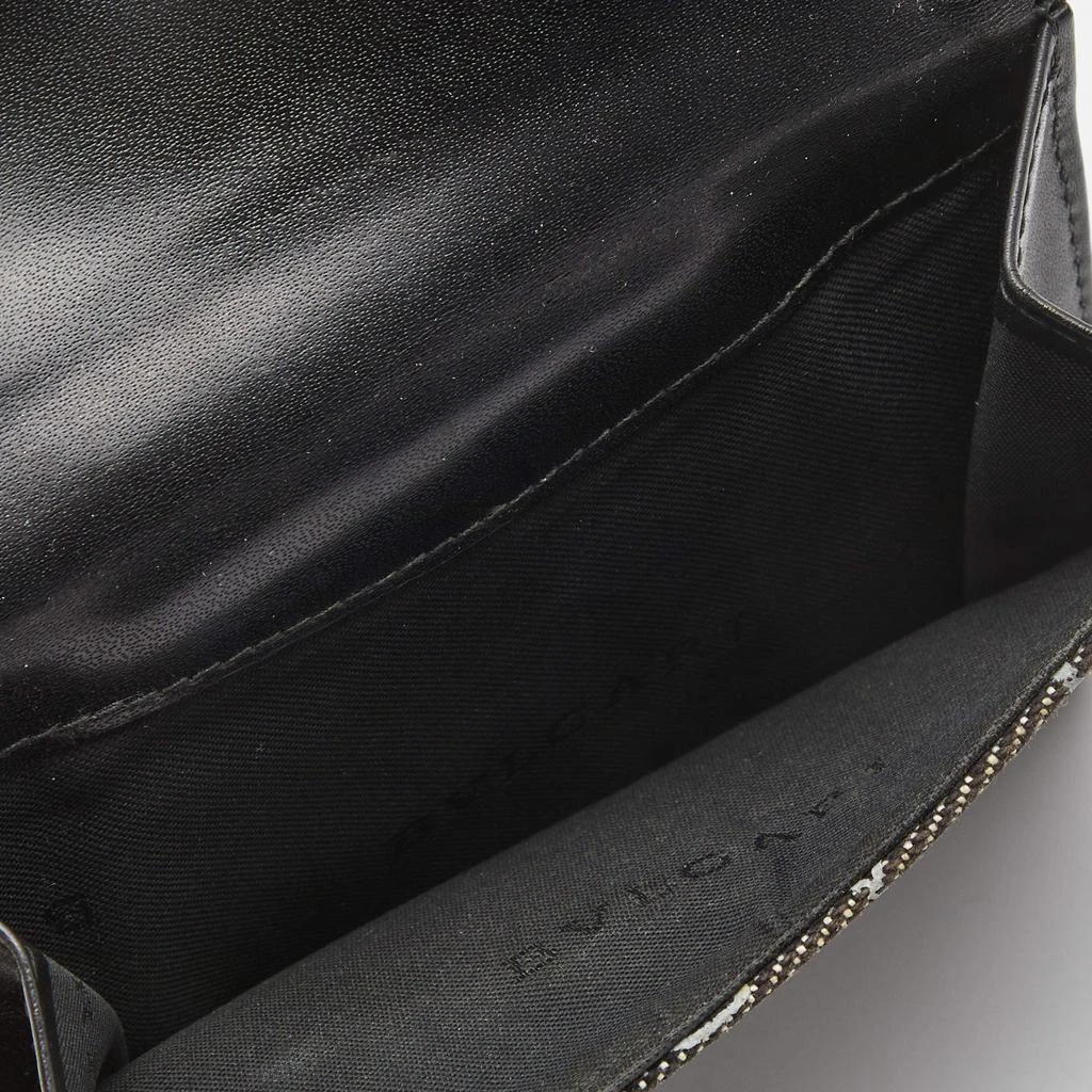 商品[二手商品] BVLGARI|Bvlgari Black Logo Mania Denim Compact Flap Wallet,价格¥813,第3张图片详细描述