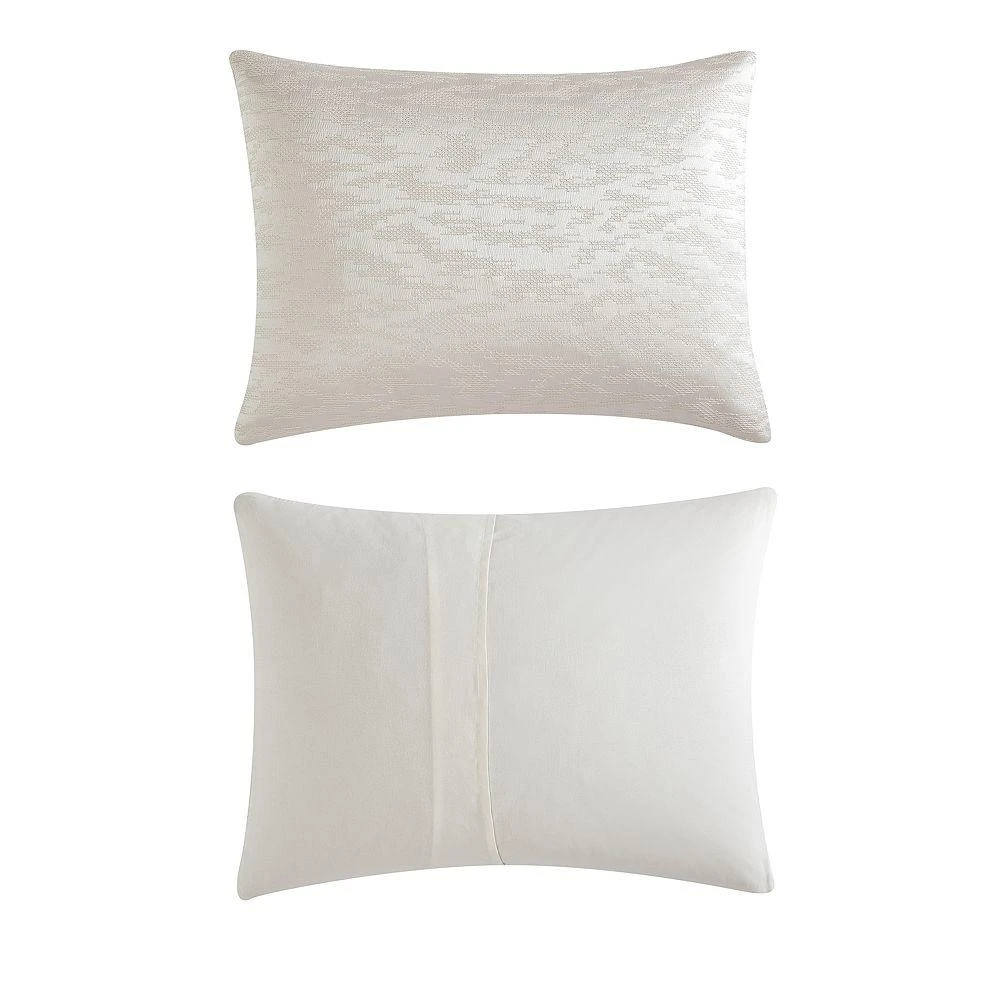 Illusion Textured 3 Piece Duvet Cover Set, Queen 商品