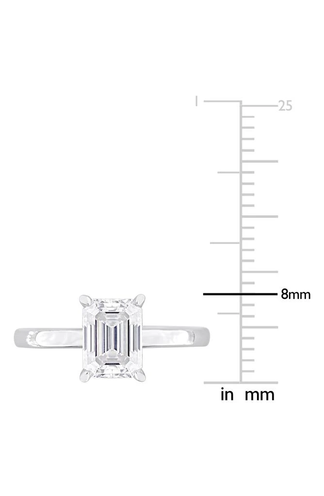 商品DELMAR|Sterling Silver Octagon-Cut Moissanite Ring,价格¥1648,第2张图片详细描述