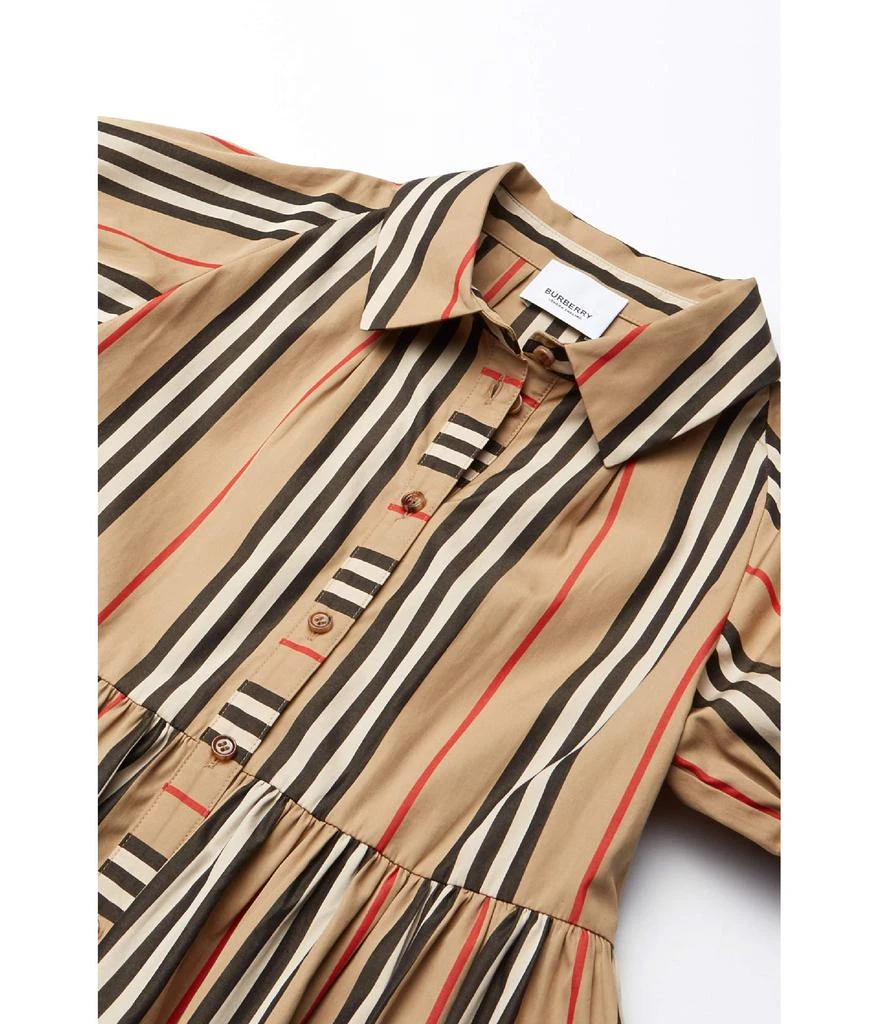 商品Burberry|Icon Stripe Dress (Little Kids/Big Kids),价格¥2605,第3张图片详细描述