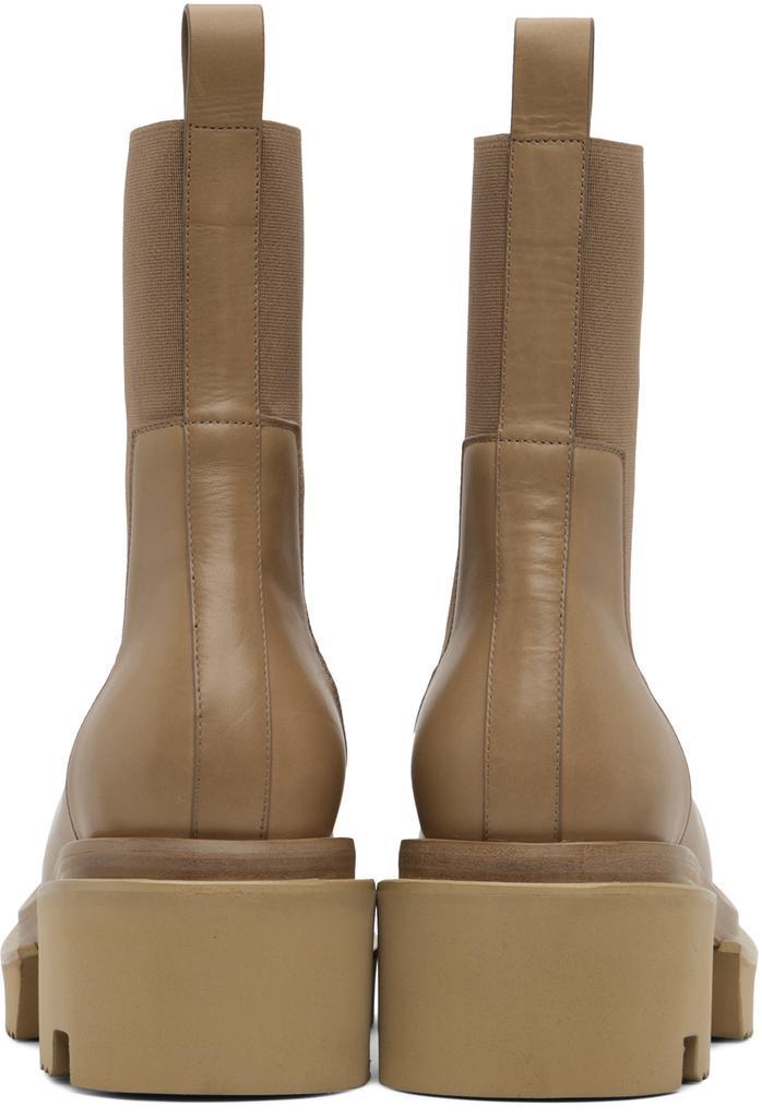 商品Rick Owens|Taupe Beatle Bogun Chelsea Boots,价格¥7683,第4张图片详细描述