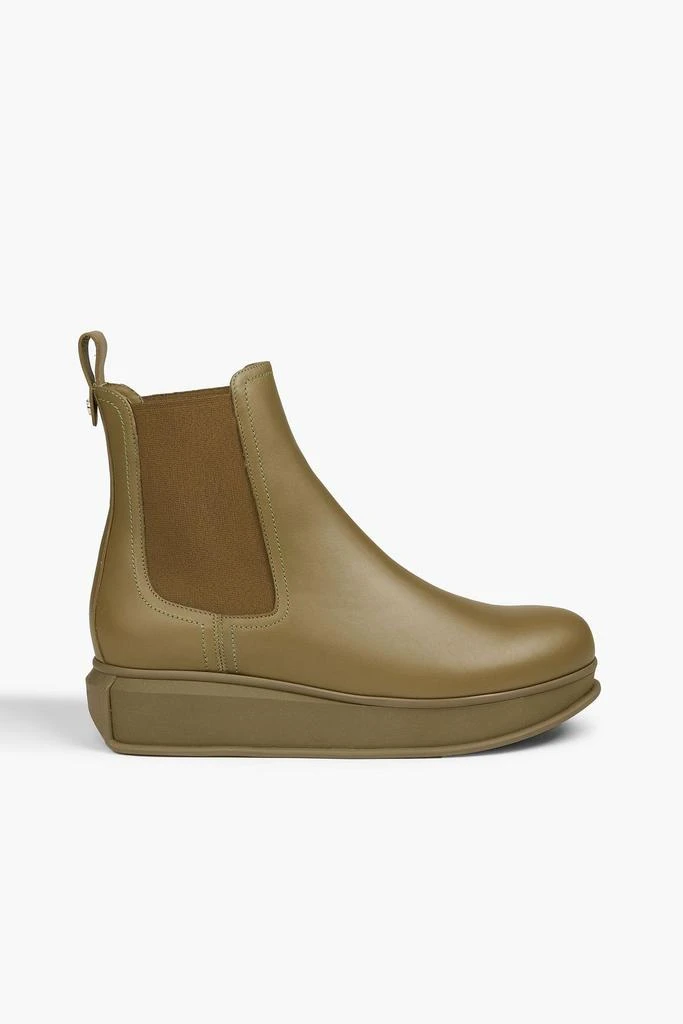 商品Salvatore Ferragamo|Kay leather platform Chelsea boots,价格¥3188,第1张图片