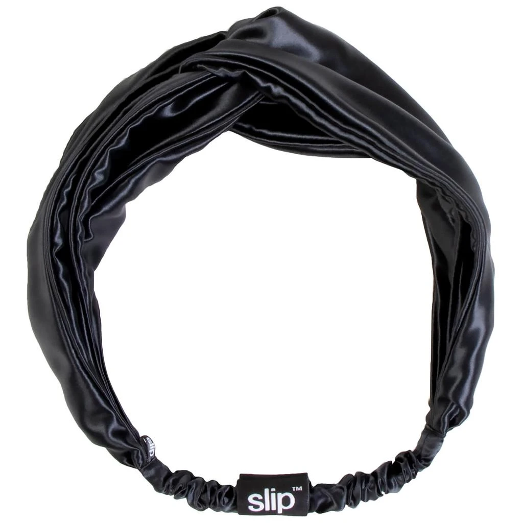 商品Slip|Slip Silk Twist Headband - Black,价格¥561,第1张图片