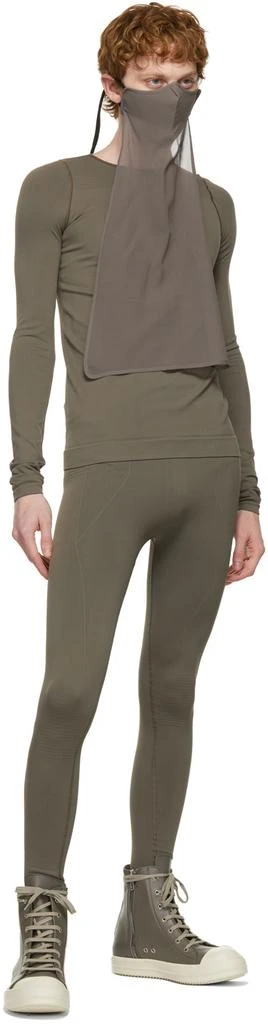 商品Rick Owens|Grey Rib Leggings,价格¥1484,第4张图片详细描述