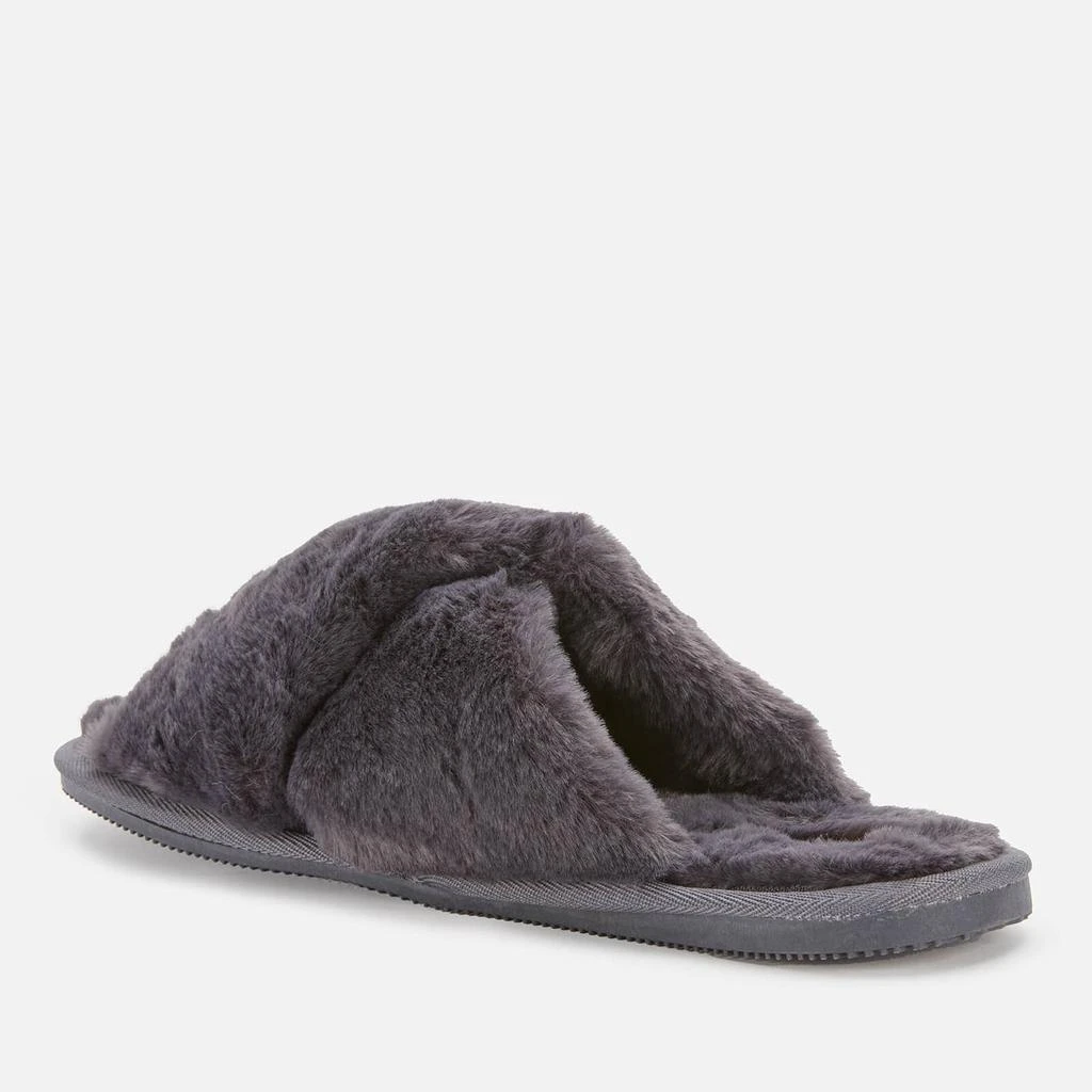 商品Clarks|CLARKS WOMEN'S DREAM LUX SLIDE SLIPPERS - GREY,价格¥143,第2张图片详细描述