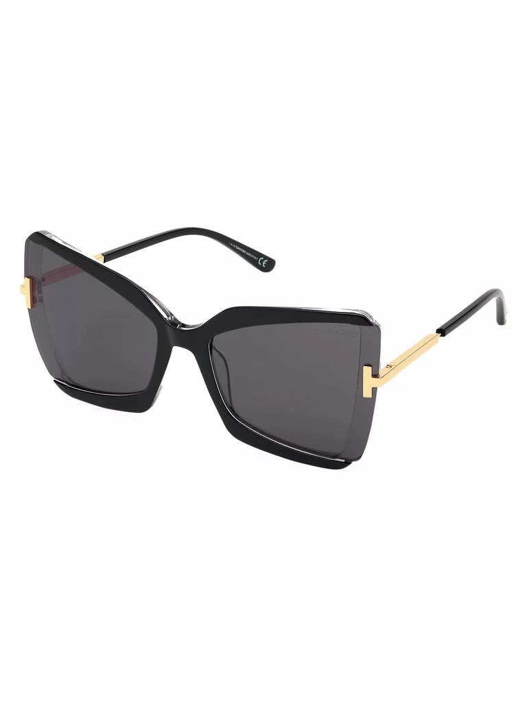 商品Tom Ford|Gia 63MM Butterfly Sunglasses,价格¥4009,第2张图片详细描述