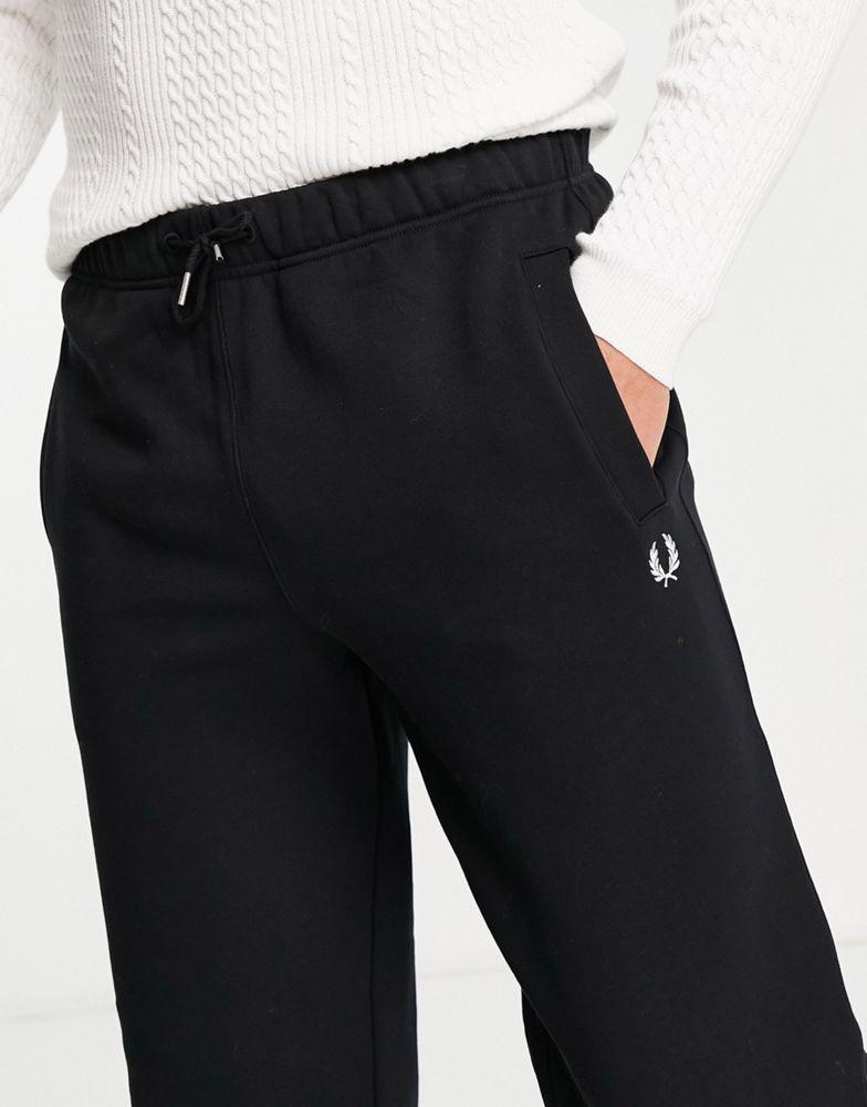 Fred Perry loopback joggers in black商品第3张图片规格展示