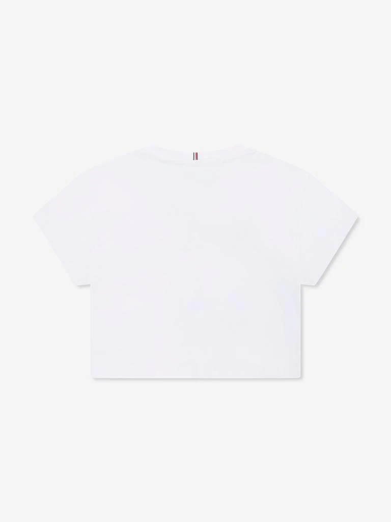 商品Tommy Hilfiger|Tommy Hilfiger Girls Tommy Logo T-Shirt in White,价格¥179,第2张图片详细描述