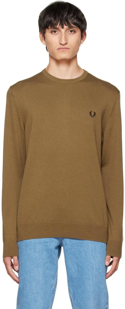 商品Fred Perry|Brown Classic Sweater,价格¥413,第1张图片