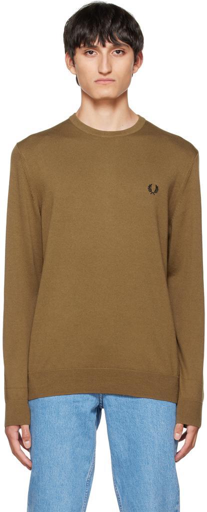 商品Fred Perry|Brown Classic Sweater,价格¥378,第1张图片