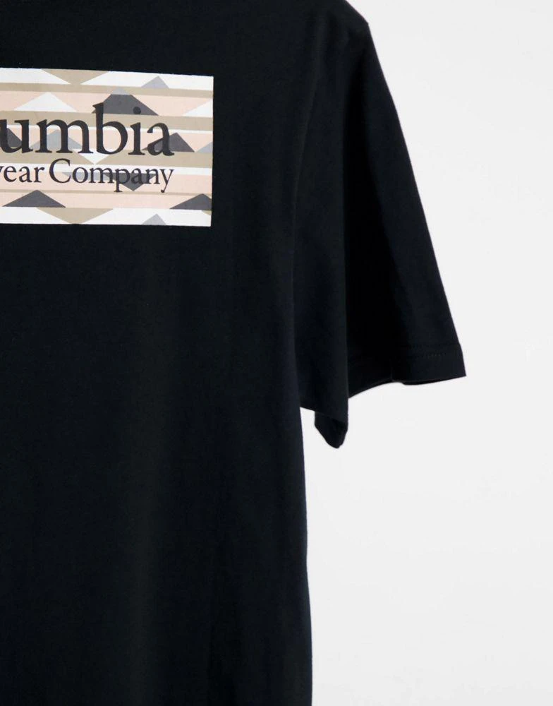 商品Columbia|Columbia North Cascades t-shirt in black geo,价格¥138,第4张图片详细描述