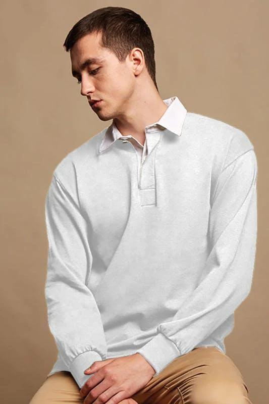 商品Front Row|Front Row Mens Long Sleeve Sports Rugby Shirt,价格¥272,第2张图片详细描述