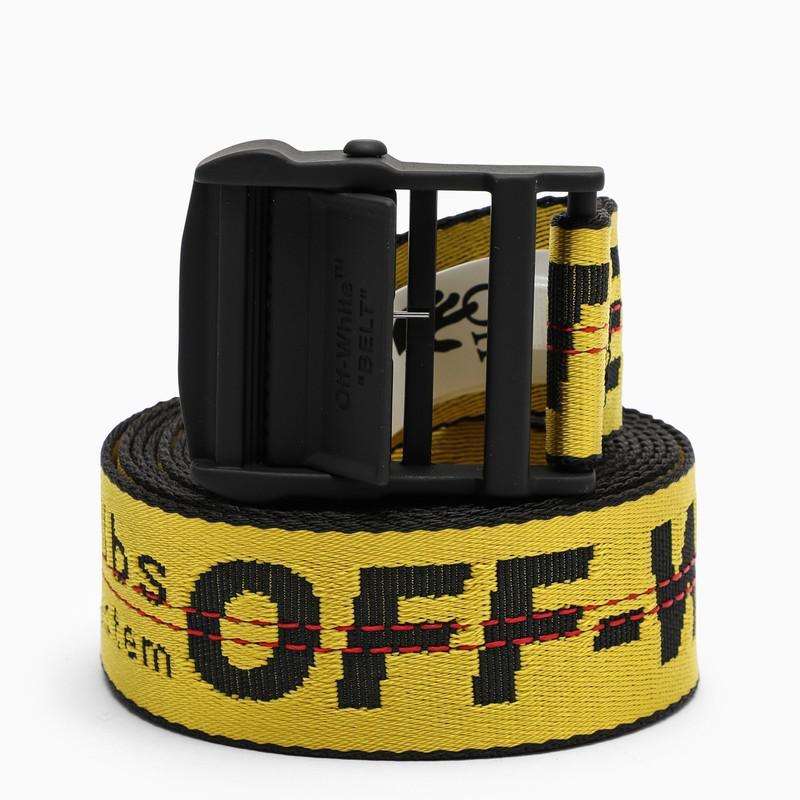 商品Off-White|Yellow Industrial logo belt 3 cm,价格¥1306,第1张图片