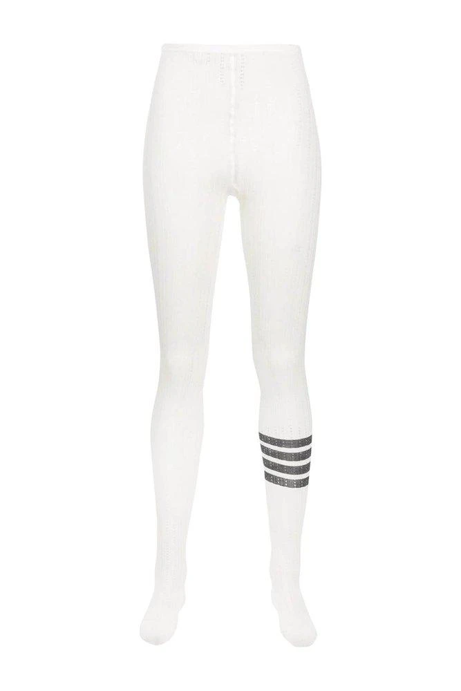 商品Thom Browne|Thom Browne 4-Bar Intarsia Leggings,价格¥1881,第1张图片
