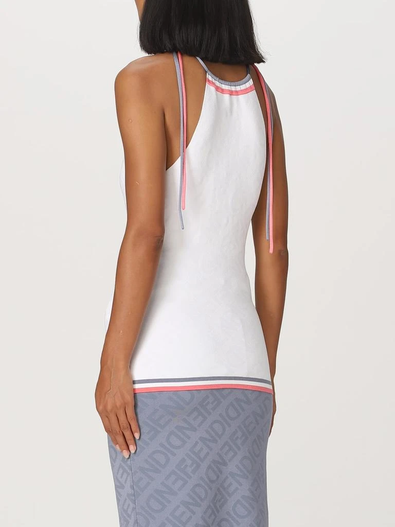 商品Fendi|Fendi viscose top with inlaid Fendi Mirror logo,价格¥3528,第3张图片详细描述
