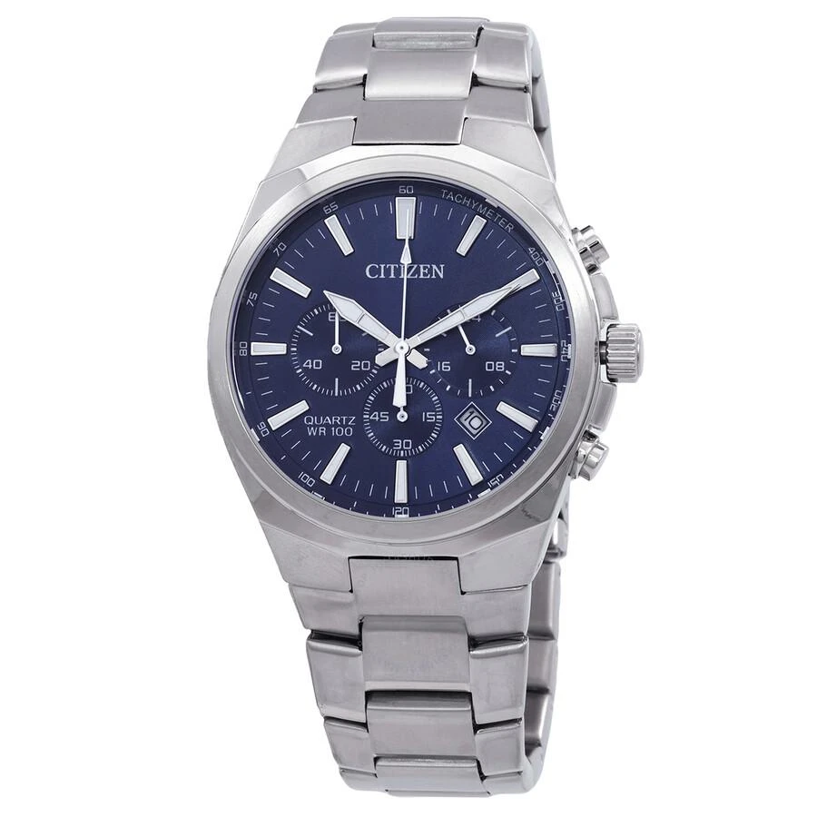 商品Citizen|Chronograph Quartz Blue Dial Men's Watch AN8170-59L,价格¥818,第1张图片