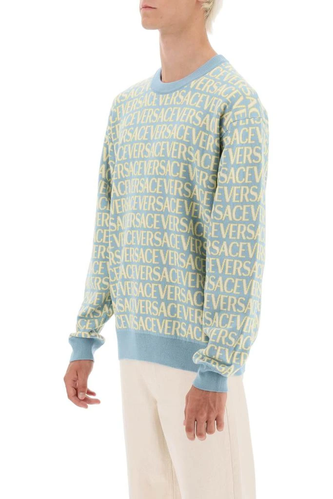 商品Versace|monogram cotton sweater,价格¥2366,第4张图片详细描述