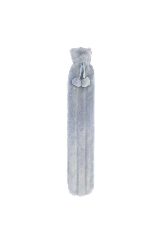 商品Home & Living|Home & Living Luxury Longline Faux Fur Hot Water Bottle (Silver Grey) (One Size),价格¥242,第1张图片