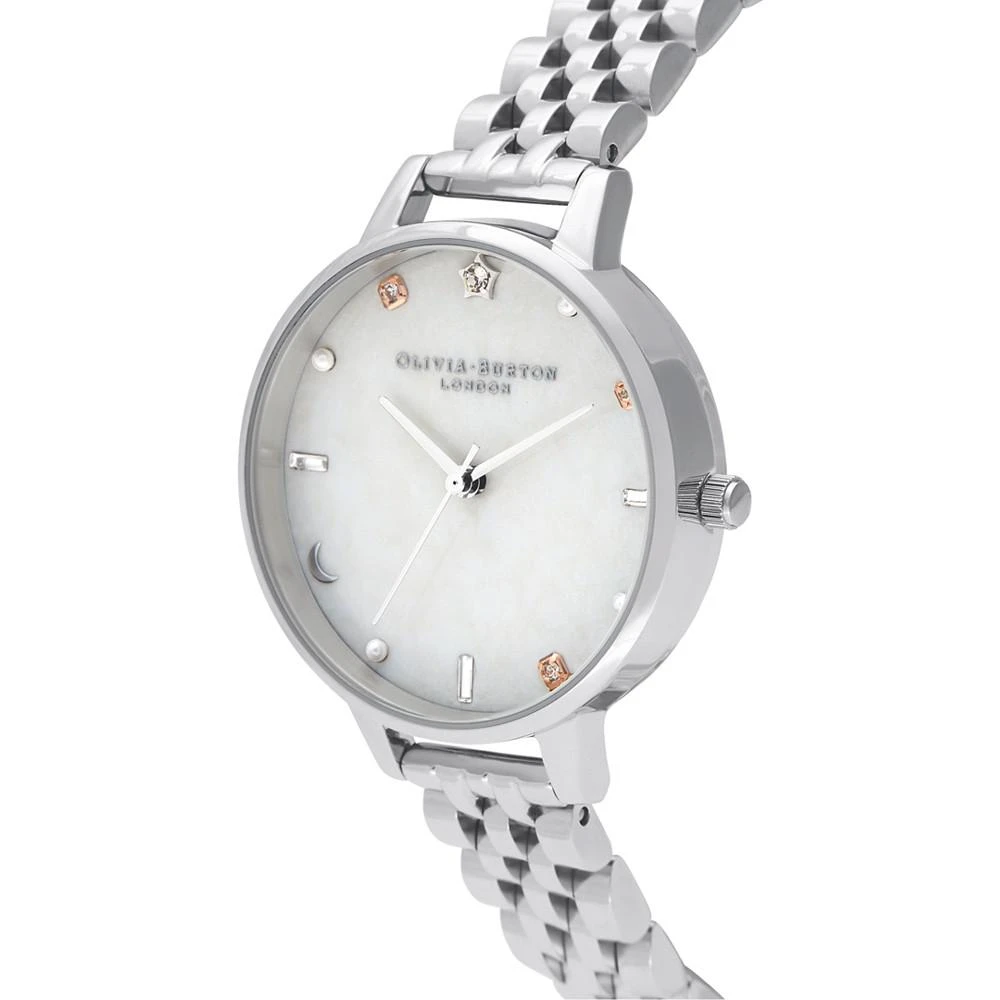 商品Olivia Burton|Women's Celestial Stainless Steel Bracelet Watch 34mm,价格¥1316,第2张图片详细描述