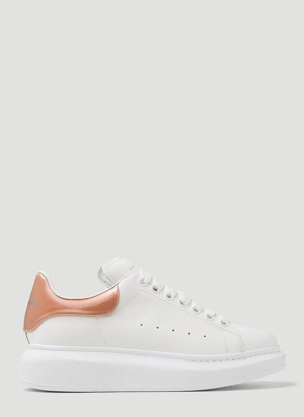 商品Alexander McQueen|Larry Oversized Sneakers in White,价格¥2566,第1张图片