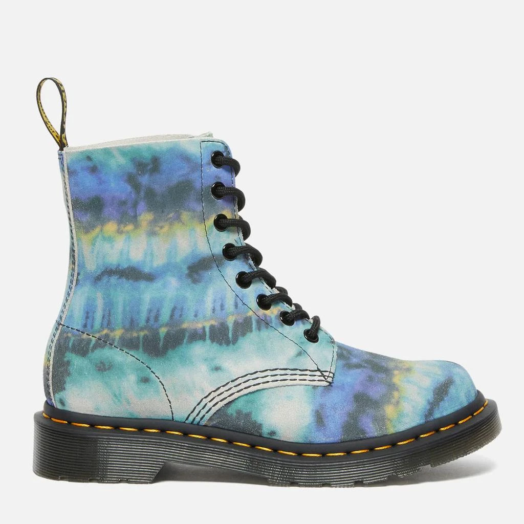 商品Dr. Martens|DR. MARTENS WOMEN'S 1460 PASCAL SUMMER TIE DYE SUEDE 8-EYE BOOTS - BLUE,价格¥821,第1张图片