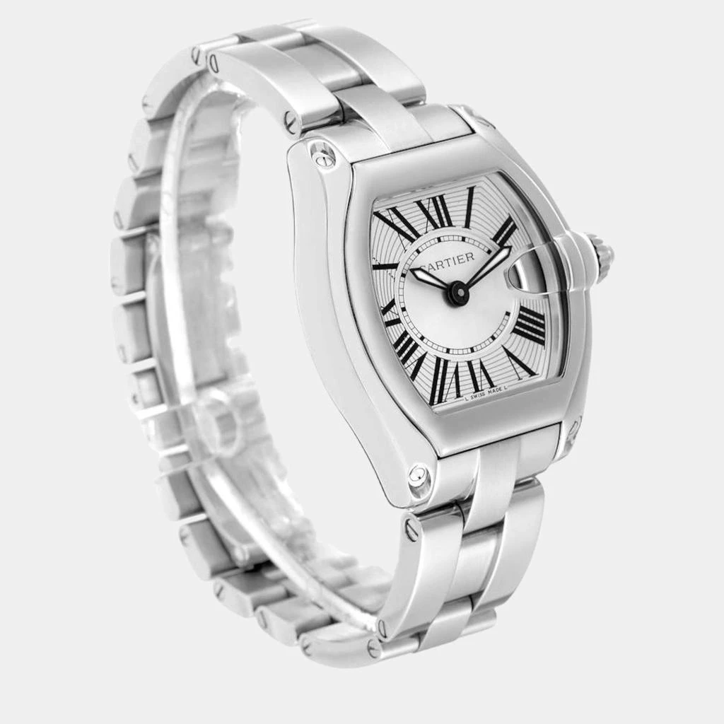 Cartier Roadster Small Silver Dial Steel Ladies Watch W62016V3 商品