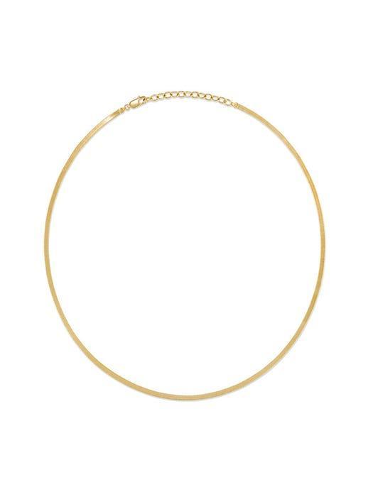 商品hyeres-lor|Colombe Herringbone Necklace 3mm (HL1N28126Y9500),价格¥2443,第5张图片详细描述