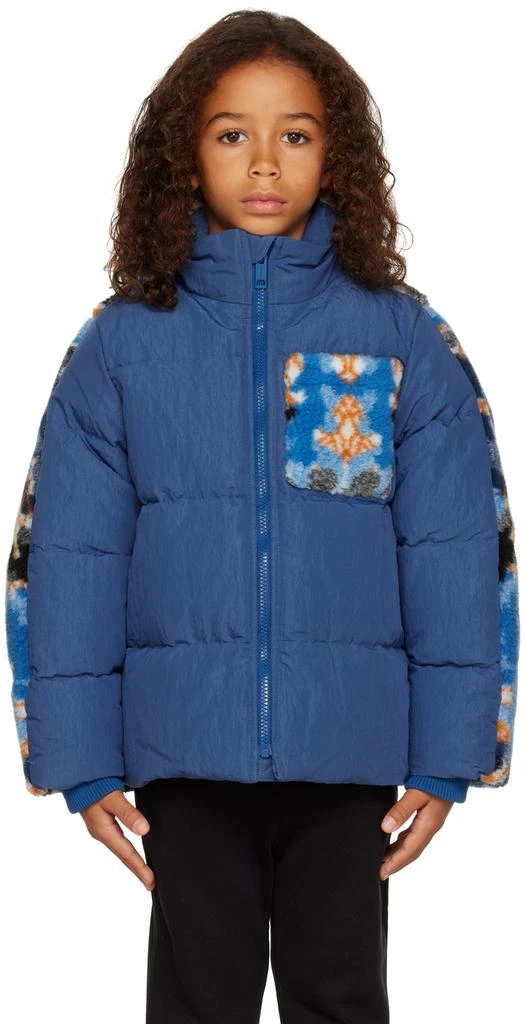 商品Burberry|Kids Blue Naylor Down Jacket,价格¥4384,第1张图片