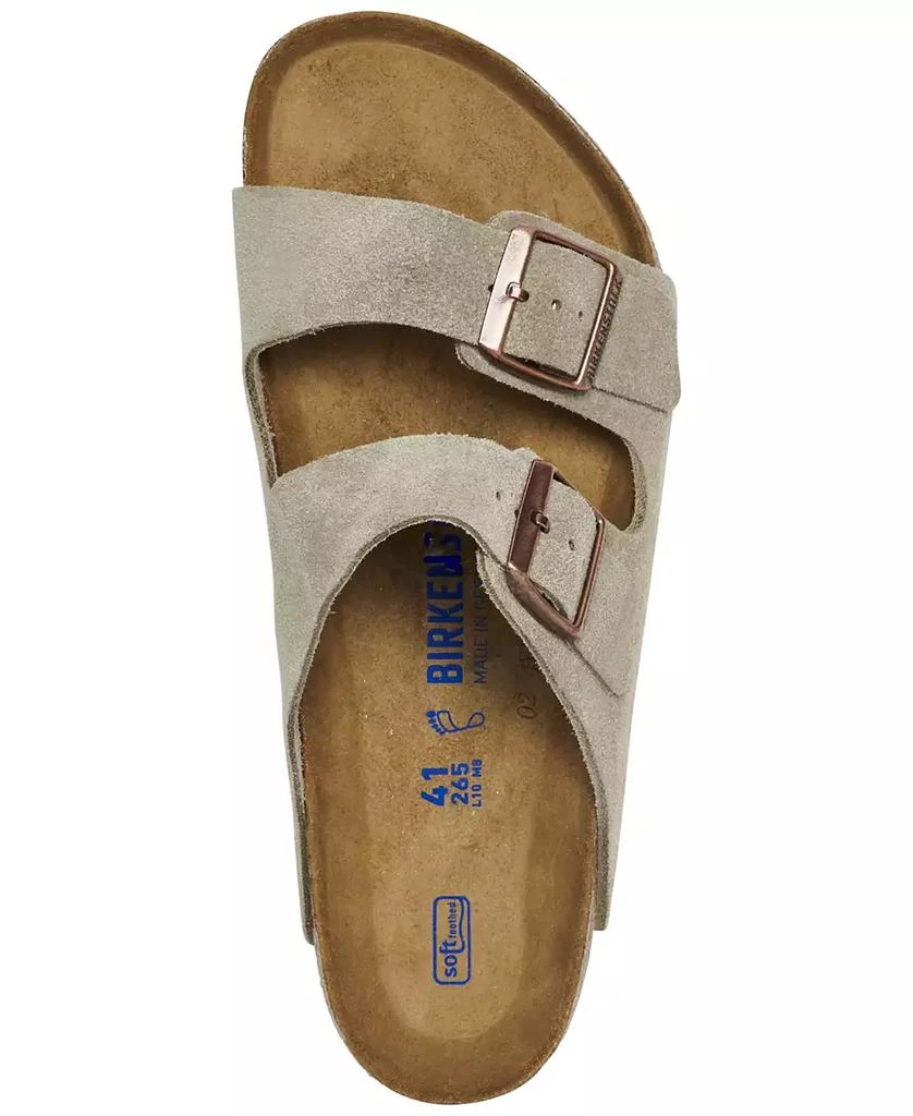 Men's Arizona Suede Leather Soft Footbed Casual Sandals from Finish Line 商品