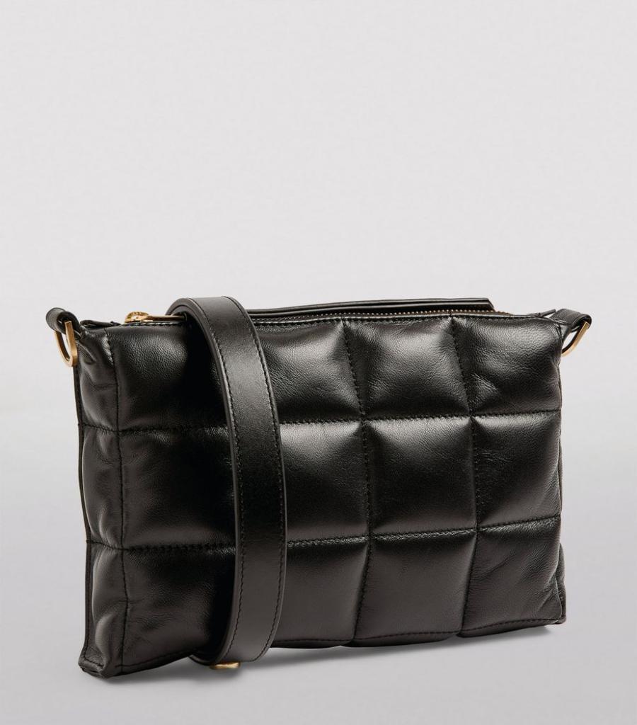 商品ALL SAINTS|Leather Eve Quilted Cross-Body Bag,价格¥1908,第5张图片详细描述