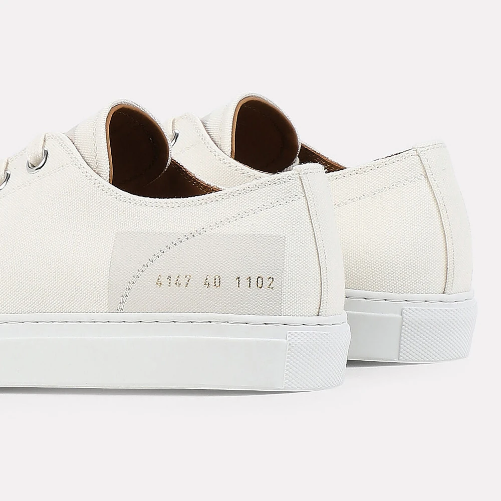 COMMON PROJECTS 女士白色帆布休闲运动鞋 4147-1102 商品